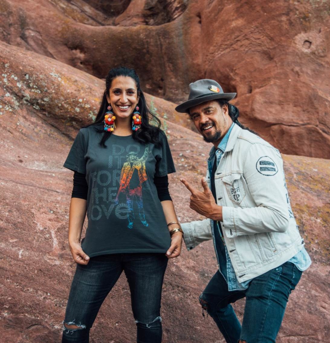 Michael-Franti-for-the-love-e1529342142309 Michael Franti posing with his wife