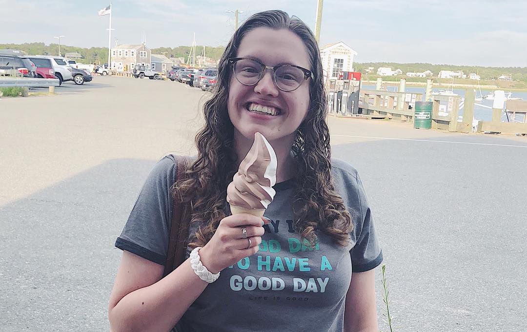 Molly-McCarthy-Blog_TodayIsADay Molly with an ice cream cone
