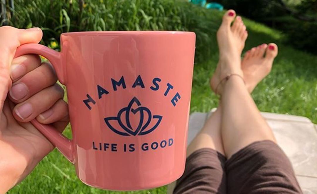 namastemugnew namaste life is good mug