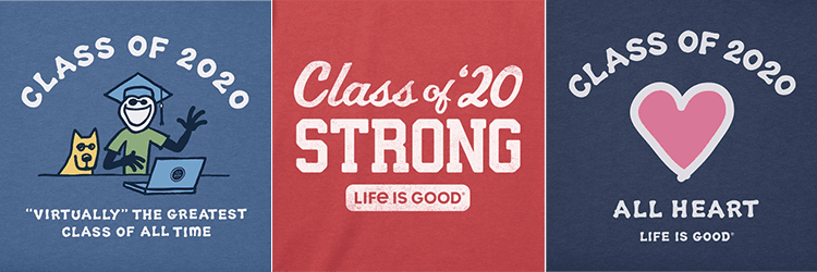 life is good graduate tees row 1