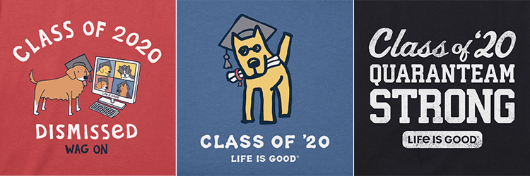 life is good graduate tees row 1