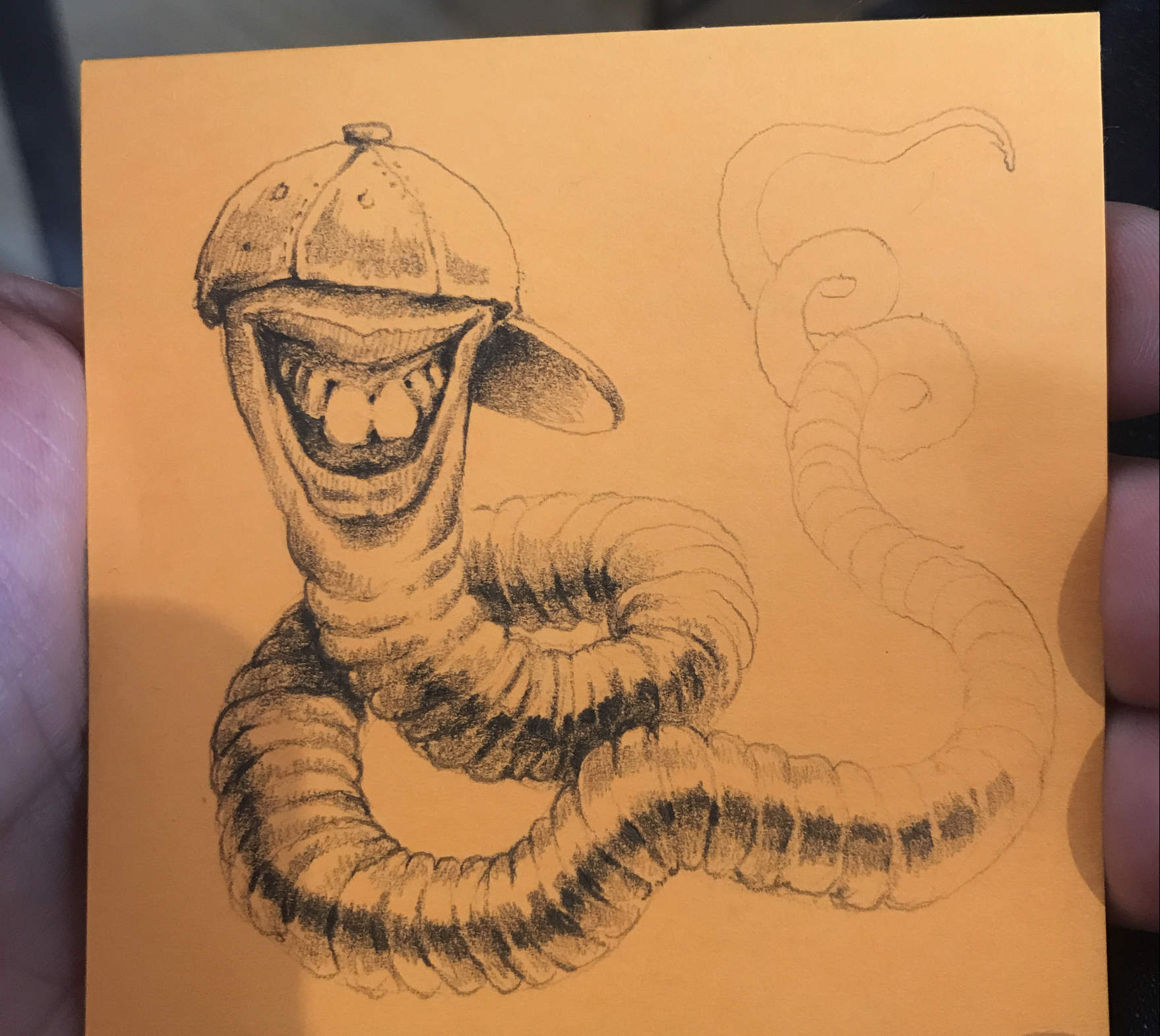 Funky worm sketch Funky worm sketch